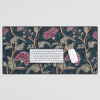 Indienne Vine - Midnight Velvet  Desk Mat Gallery Image 1