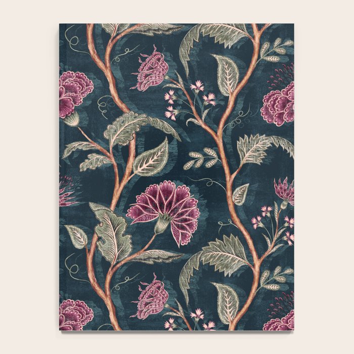 Indienne Vine - Midnight Velvet  Notebook Gallery Image 4