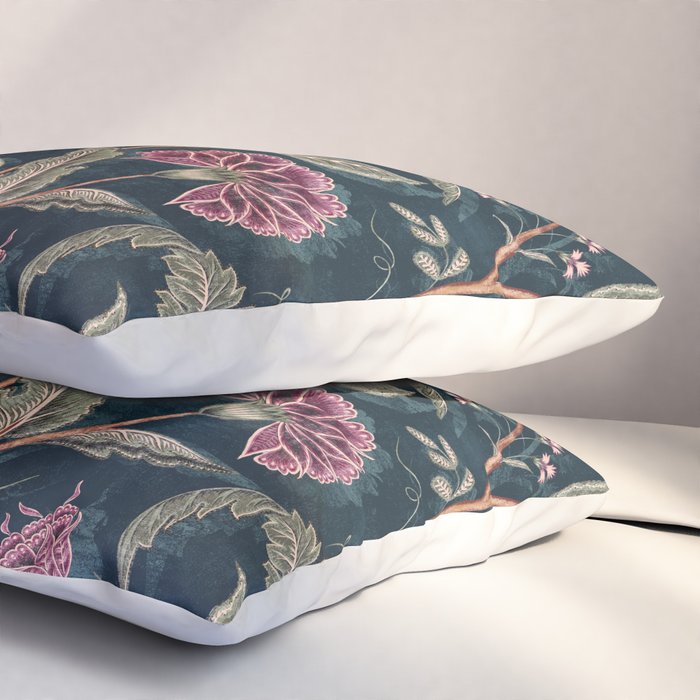 Indienne Vine - Midnight Velvet  Pillow Sham Gallery Image 3