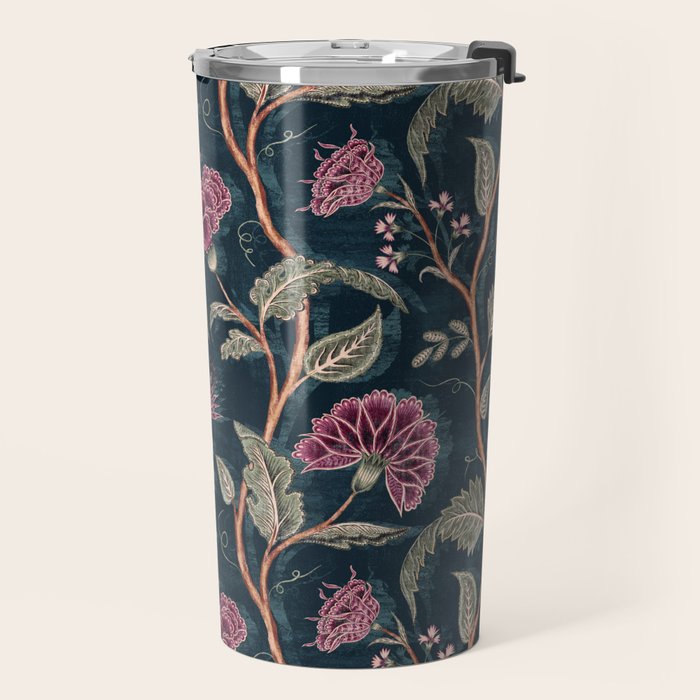 Indienne Vine - Midnight Velvet  Travel Mug Gallery Image 2