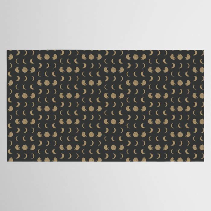 Cat Landscape 136: Cat Moon Tablecloth Gallery Image 2