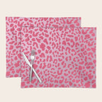 Candy Pink Leopard Placemat Gallery Image 1