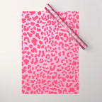 Candy Pink Leopard Wrapping Paper Gallery Image 1