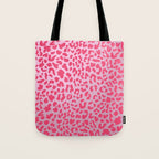 Candy Pink Leopard Tote Bag Gallery Image 1