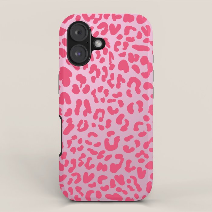 Candy Pink Leopard iPhone Case Gallery Image 1