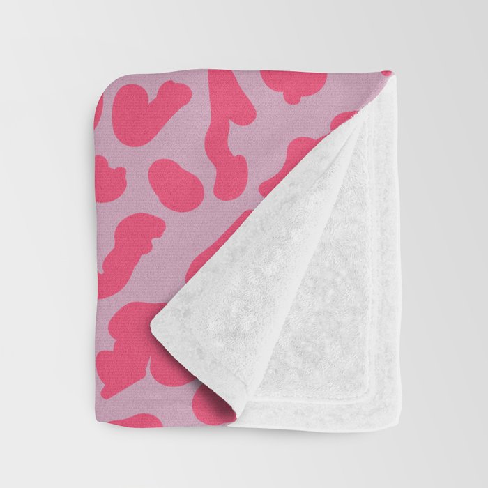 Candy Pink Leopard Throw Blanket Gallery Image 3