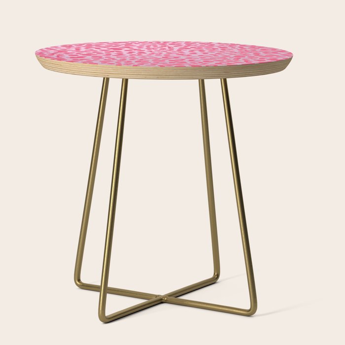Candy Pink Leopard Side Table Gallery Image 1