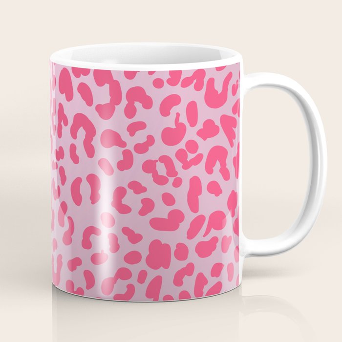 Candy Pink Leopard Coffee Mug Gallery Image 1