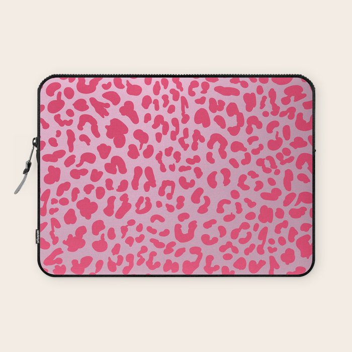 Candy Pink Leopard Laptop Sleeve Gallery Image 1