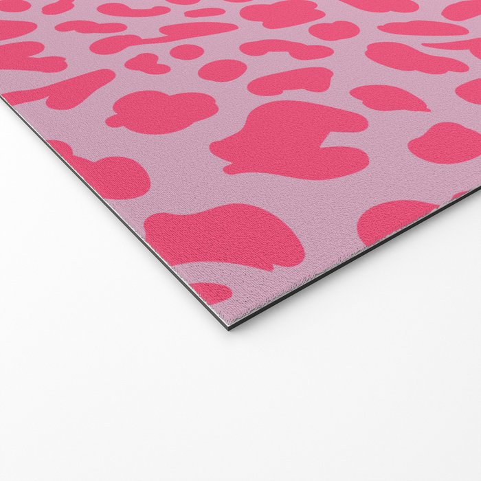 Candy Pink Leopard Welcome Mat Gallery Image 2