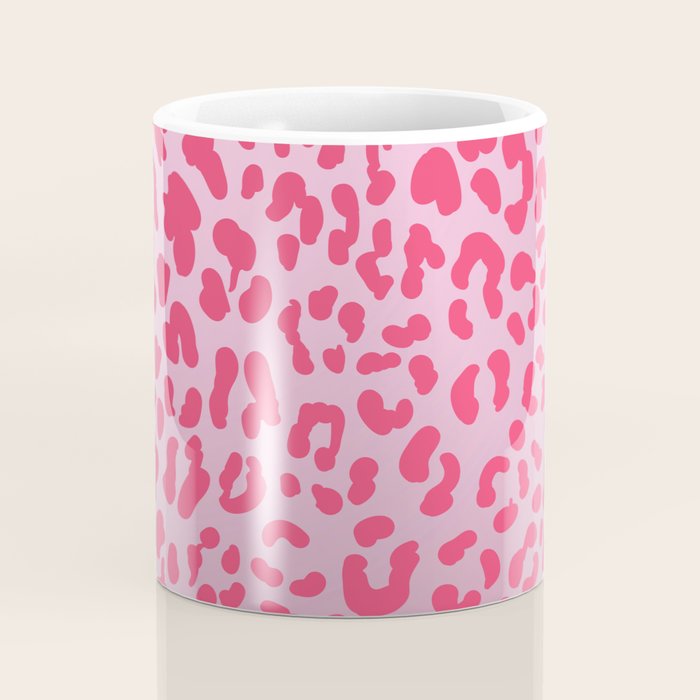 Candy Pink Leopard Coffee Mug Gallery Image 4