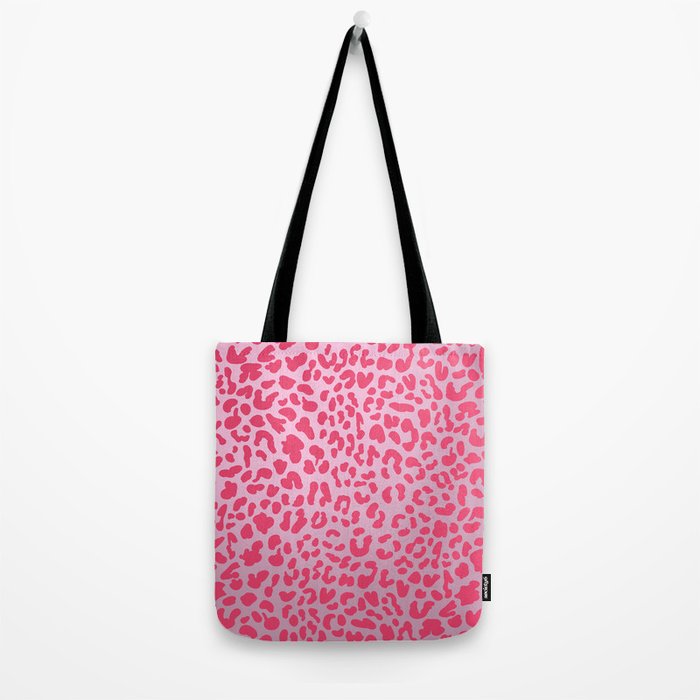 Candy Pink Leopard Tote Bag Gallery Image 2