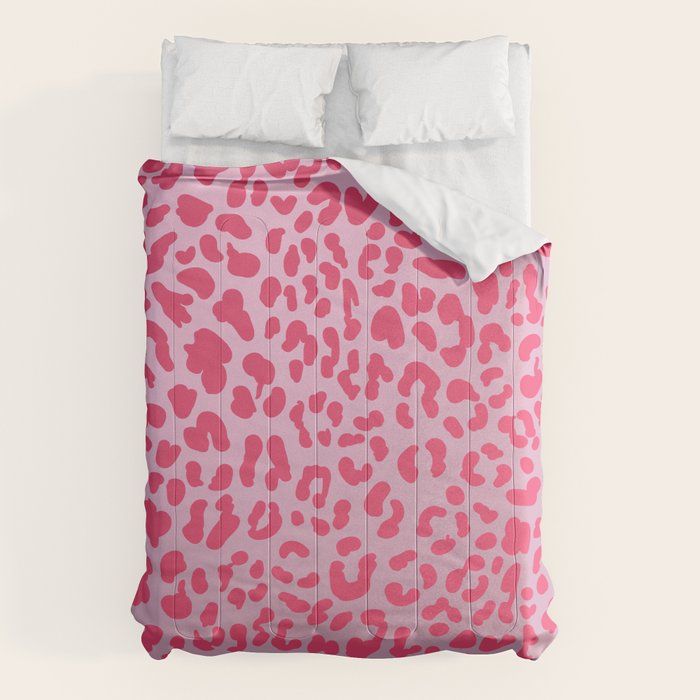 Candy Pink Leopard Comforter Gallery Image 6