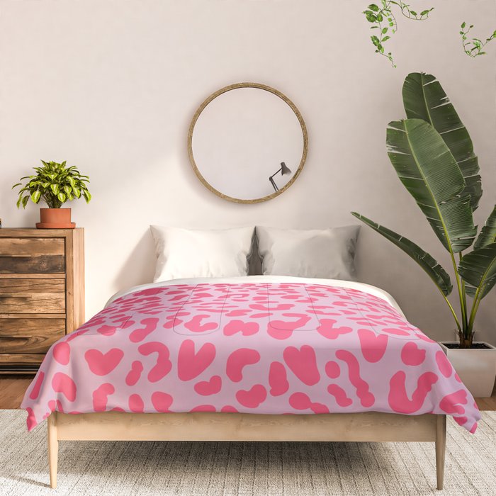 Candy Pink Leopard Comforter Gallery Image 3