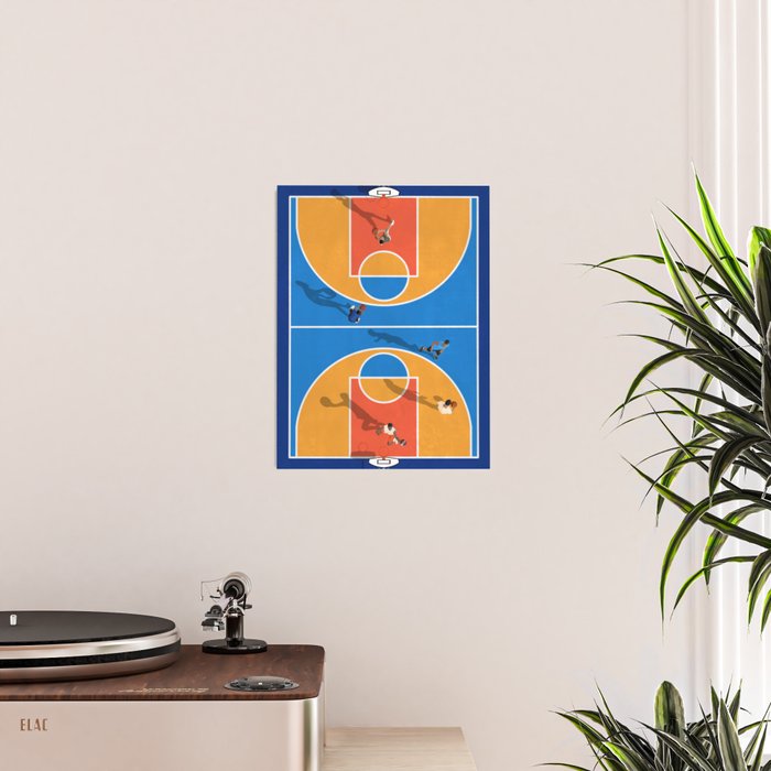 Basketball Colors | Street Court  Poster Gallery Image 2