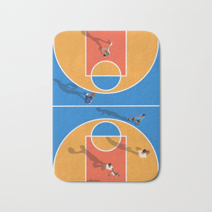 Basketball Colors | Street Court  Bath Mat Gallery Image 1