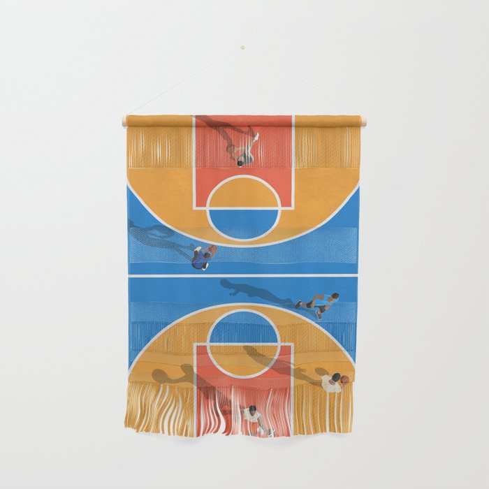 Basketball Colors | Street Court  Wall Hanging Gallery Image 1