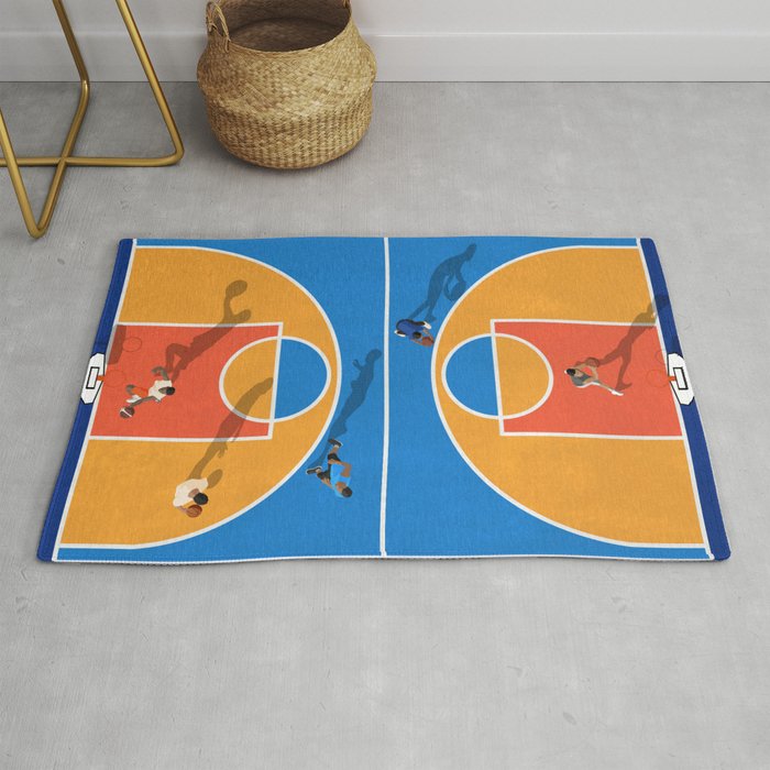 Basketball Colors | Street Court  Rug Gallery Image 1