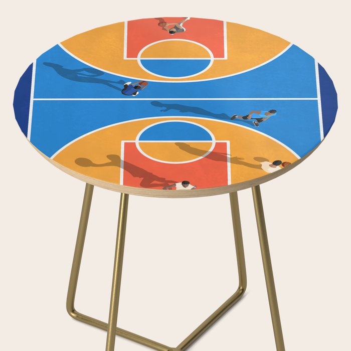 Basketball Colors | Street Court  Side Table Gallery Image 2