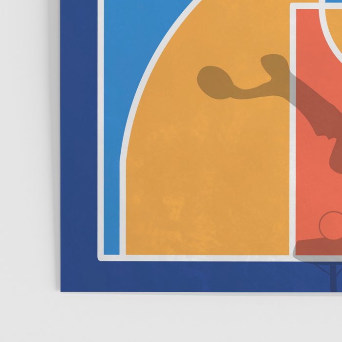 Basketball Colors | Street Court  Poster Gallery Image 3
