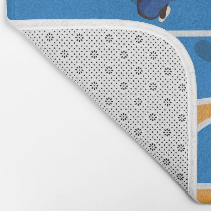 Basketball Colors | Street Court  Bath Mat Gallery Image 2