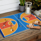 Basketball Colors | Street Court  Outdoor Rug Gallery Image 2