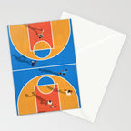 Basketball Colors | Street Court  Stationery Card Gallery Image 2