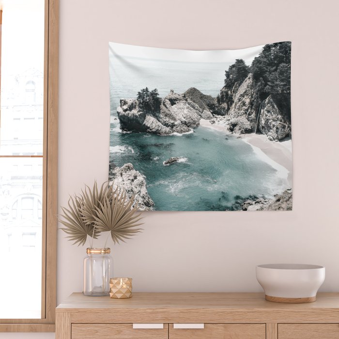 California Beach Wall Tapestry Gallery Image 2