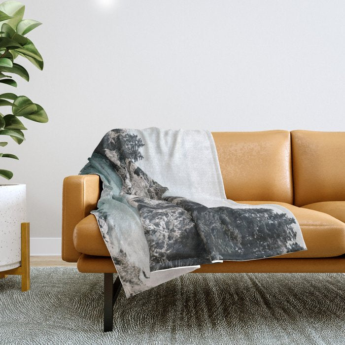 California Beach Throw Blanket Gallery Image 1