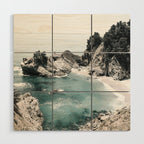 California Beach Wood Wall Art Gallery Image 1