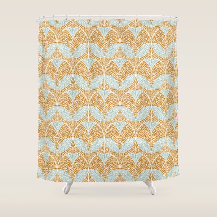Rustic Follage Elegance Shower Curtain Gallery Image 1