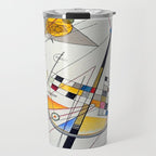 Wassily Kandinsky Delicate Tension Travel Mug Gallery Image 1