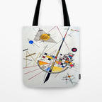 Wassily Kandinsky Delicate Tension Tote Bag Gallery Image 1