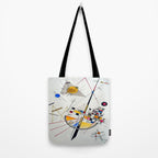 Wassily Kandinsky Delicate Tension Tote Bag Gallery Image 2