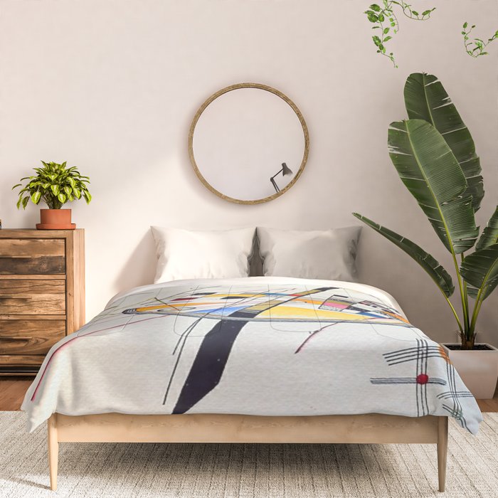 Wassily Kandinsky Delicate Tension Comforter Gallery Image 3