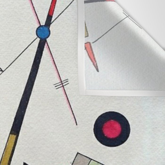 Wassily Kandinsky Delicate Tension Wall Tapestry Gallery Image 3