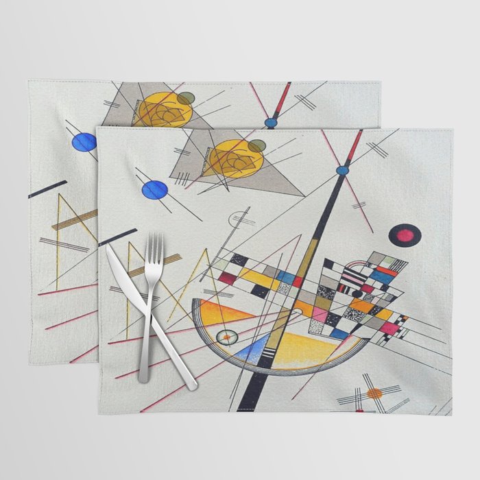 Wassily Kandinsky Delicate Tension Placemat Gallery Image 1