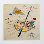 Wassily Kandinsky Delicate Tension Wood Wall Art Gallery Image 1