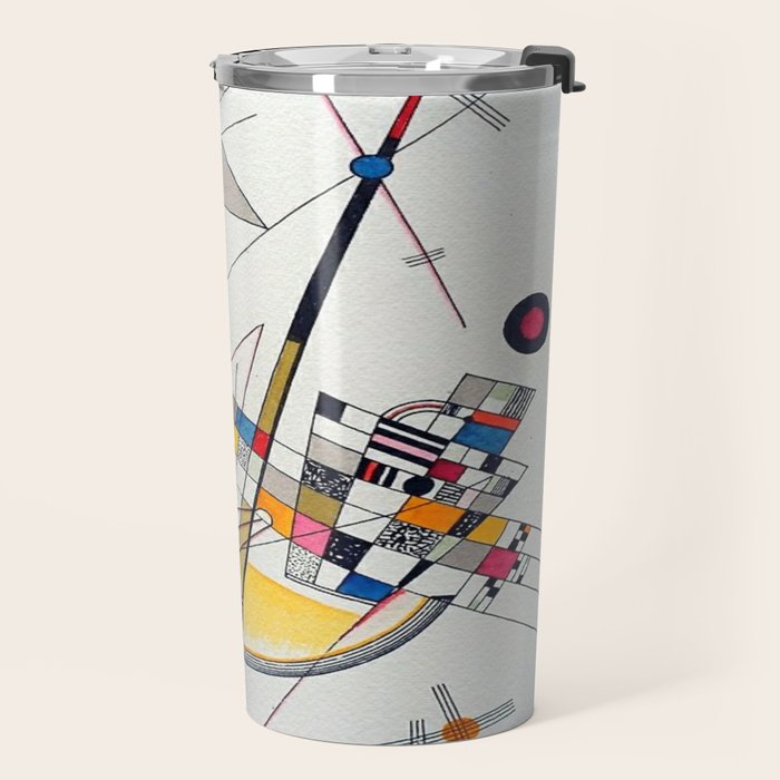 Wassily Kandinsky Delicate Tension Travel Mug Gallery Image 2