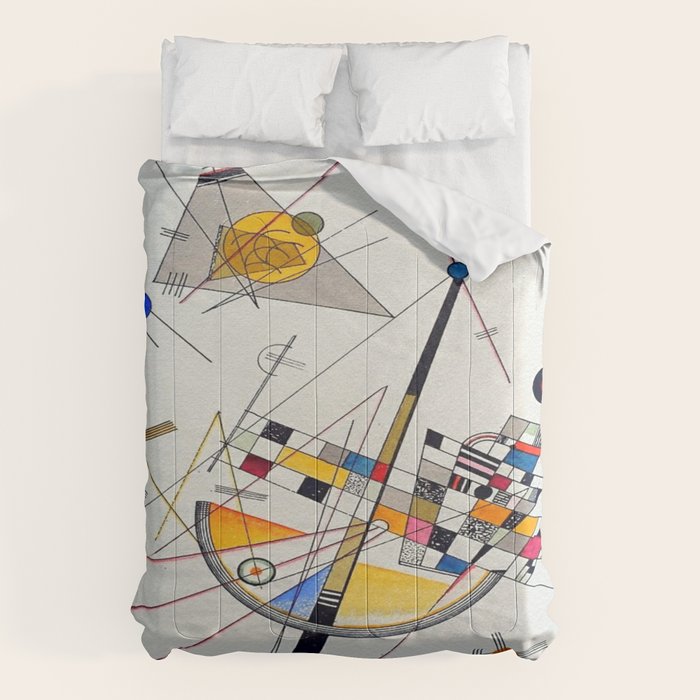Wassily Kandinsky Delicate Tension Comforter Gallery Image 6