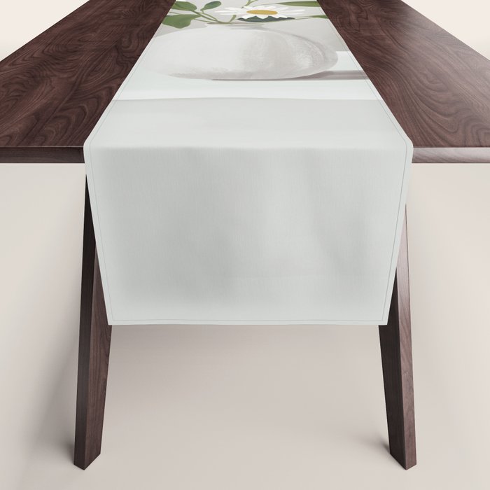 Minimalist Daisy Flowers Table Runner Gallery Image 1