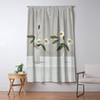 Minimalist Daisy Flowers Window Curtain Gallery Image 5