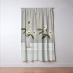 Minimalist Daisy Flowers Window Curtain Gallery Image 3