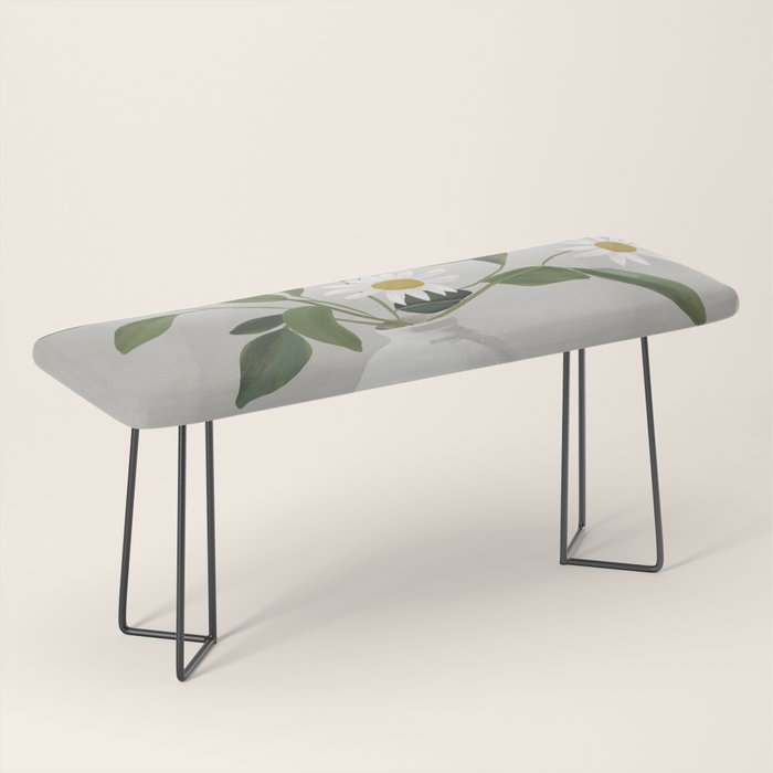Minimalist Daisy Flowers Bench Gallery Image 1