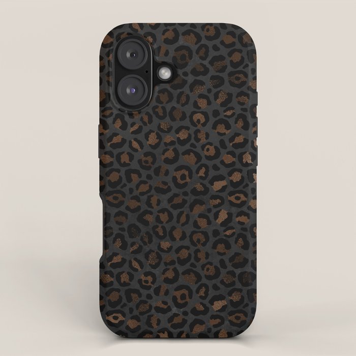 Beautiful Black Leopard Design Pattern iPhone Case Gallery Image 1