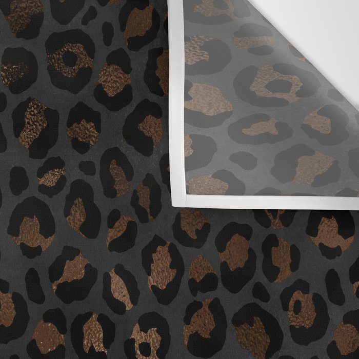 Beautiful Black Leopard Design Pattern Wall Tapestry Gallery Image 3