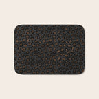 Beautiful Black Leopard Design Pattern Bath Mat Gallery Image 1