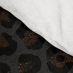 Beautiful Black Leopard Design Pattern Comforter Gallery Image 4