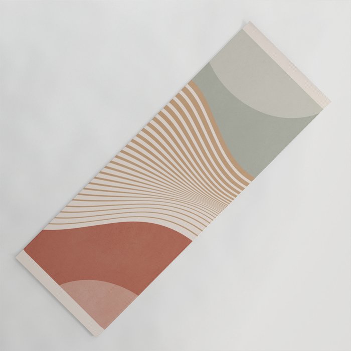 Modern Abstract Minimal Shapes 104 Yoga Mat Gallery Image 1