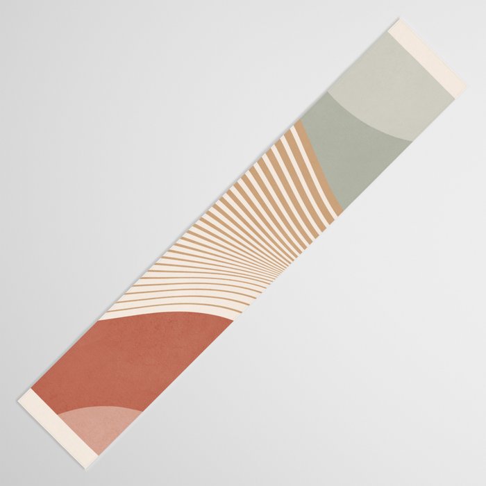 Modern Abstract Minimal Shapes 104 Table Runner Gallery Image 3